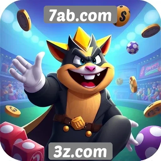 Variedade de jogos disponíveis no site 7ab.com